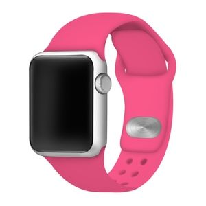 Apple Compatible Silicone Pink Watchband